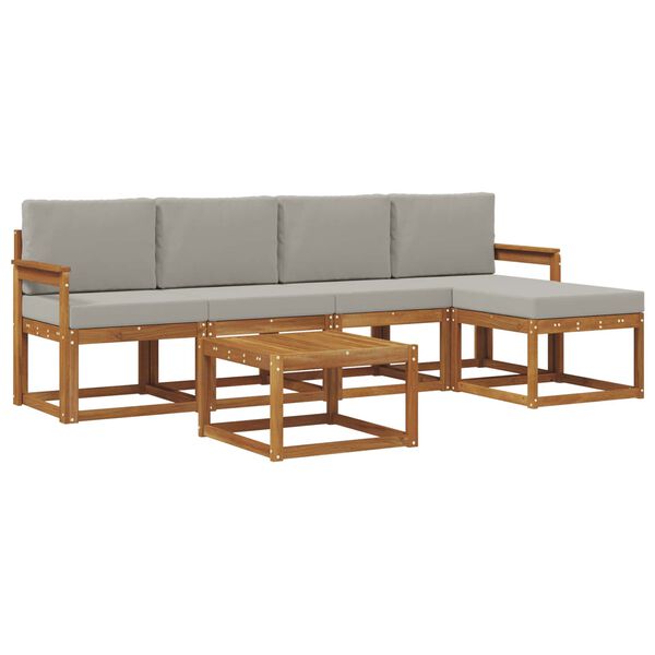 vidaXL &Sigma;&epsilon;&iota;&rho;ά &Kappa;&alpha;&nu;&alpha;&pi;έ &Epsilon;&xi;&omega;&tau;&epsilon;&rho;&iota;&kappa;&omicron;ύ 6 pcs &Phi;&upsilon;&sigma;&iota;&kappa;ό &kappa;&alpha;&iota; &Alpha;&nu;&omicron;&iota;&chi;&tau;ό &Gamma;&kappa;&rho;&iota;