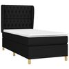 vidaXL &Kappa;&rho;&epsilon;&beta;ά&tau;&iota; Boxspring &mu;&epsilon; &Sigma;&tau;&rho;ώ&mu;&alpha; &Mu;&alpha;ύ&rho;&omicron; 90x200 &epsilon;&kappa;. &Upsilon;&phi;&alpha;&sigma;&mu;ά&tau;&iota;&nu;&omicron;