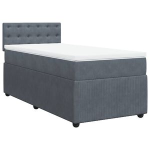 vidaXL &Kappa;&rho;&epsilon;&beta;ά&tau;&iota; Boxspring &mu;&epsilon; &Sigma;&tau;&rho;ώ&mu;&alpha; &Sigma;&kappa;&omicron;ύ&rho;&omicron; &Gamma;&kappa;&rho;&iota; 80x200 &epsilon;&kappa;. &Beta;&epsilon;&lambda;&omicron;ύ&delta;&iota;&nu;&omicron;