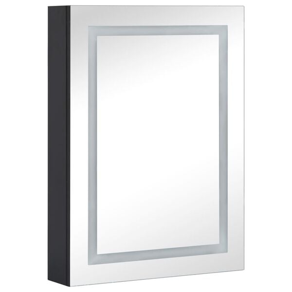 vidaXL Καθρέφτης Μπάνιου με Ντουλάπι & LED 50 x 13 x 70 εκ.