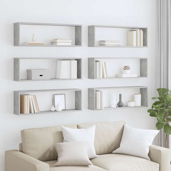 vidaXL &Rho;ά&phi;&iota;&alpha; &Kappa;ύ&beta;&omicron;&iota; &Tau;&omicron;ί&chi;&omicron;&upsilon; 6 &tau;&epsilon;&mu;. &Gamma;&kappa;&rho;&iota; &Sigma;&kappa;&upsilon;&rho;. 80x15x26,5 &epsilon;&kappa;. &Mu;&omicron;&rho;&iota;&omicron;&sigma;&alpha;&nu;ί&delta;&alpha;