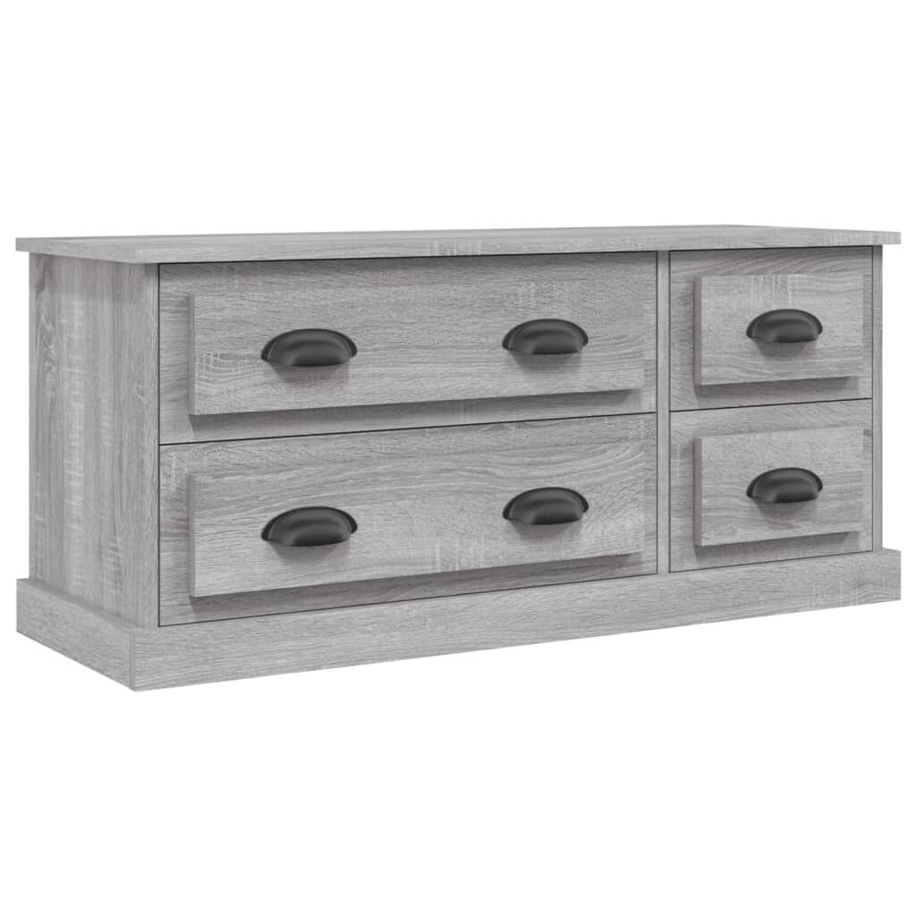 vidaXL Έπιπλο Τηλεόρασης Γκρι Sonoma 100x35,5x45 εκ. Επεξ. Ξύλο