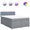 vidaXL &Kappa;&rho;&epsilon;&beta;ά&tau;&iota; Boxspring &mu;&epsilon; &Sigma;&tau;&rho;ώ&mu;&alpha; &Alpha;&nu;. &Pi;&rho;ά&sigma;&iota;&nu;&omicron; 160x200&epsilon;&kappa; &Upsilon;&phi;&alpha;&sigma;&mu;ά&tau;&iota;&nu;&omicron;