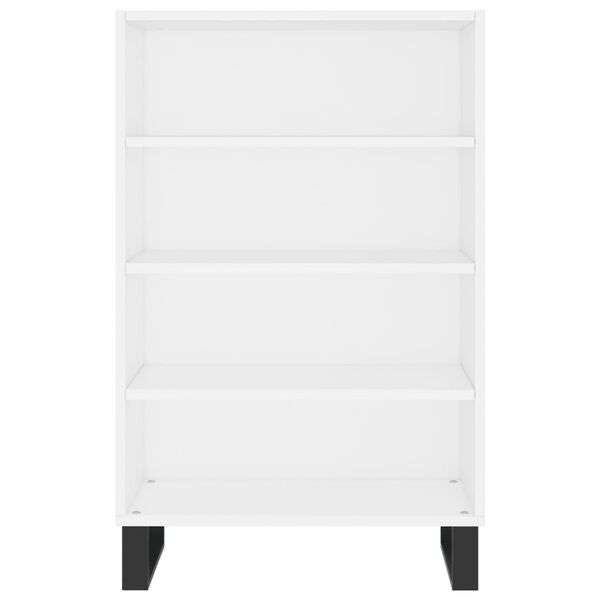 vidaXL Ραφιέρα Λευκή 57 x 35 x 90 από Επεξεργασμένο Ξύλο