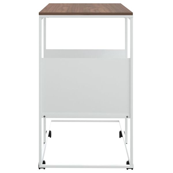 vidaXL Βοηθητικό Τραπέζι με Ρόδες Λευκό 55 x 36 x 63,5 εκ. Επεξ. Ξύλο