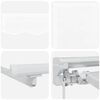 vidaXL Σκηνίτσα Αναδιπλούμενη Λευκό 400x200 cm ύφασμα