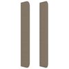 vidaXL Κεφαλάρι Κρεβατιού LED Taupe 83x16x118/128εκ. Υφασμάτινο