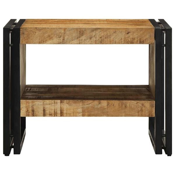 vidaXL Τραπεζάκι σαλονιού 50x50x38 cm Στερεό ακατέργαστο ξύλο Mango