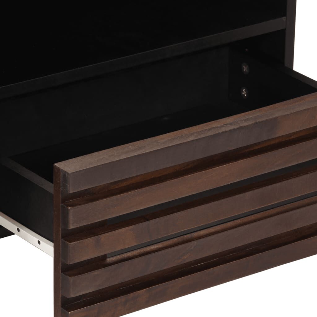 vidaXL Έπιπλο Τηλεόρασης Καφέ 80x34x46 εκ. Μασίφ Ξύλο Μάνγκο
