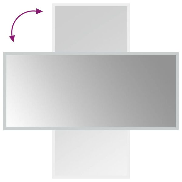 vidaXL Καθρέφτης Μπάνιου με LED 40x90 εκ.