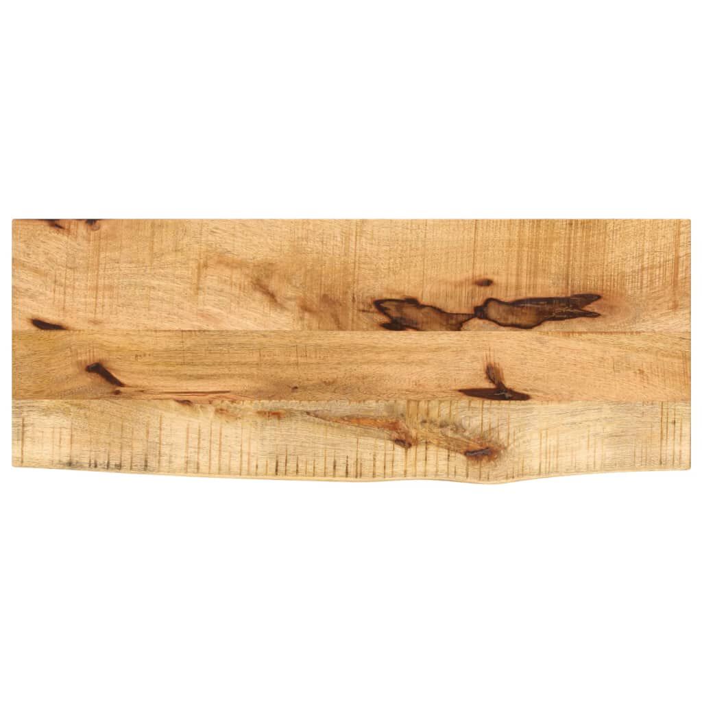 vidaXL Επιφάνεια Τραπεζιού 70x20x3,8 εκ. Live Edge Μασίφ Ξύλο Μάνγκο