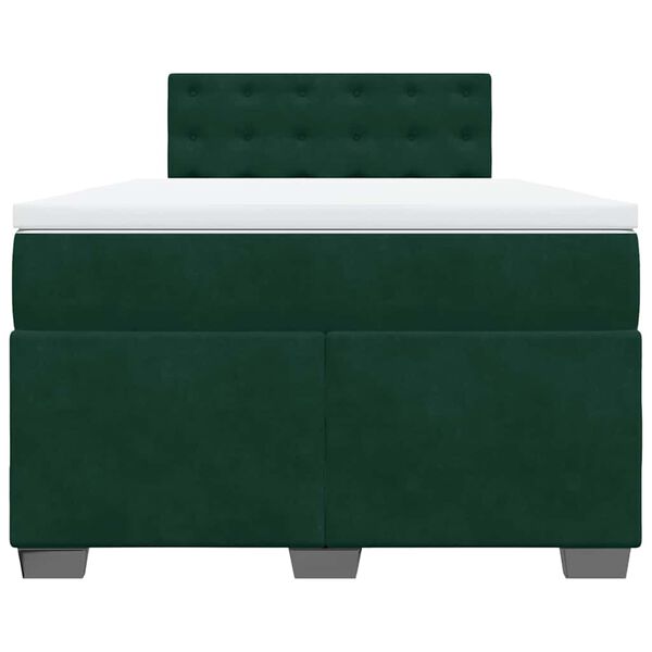 vidaXL &Kappa;&rho;&epsilon;&beta;ά&tau;&iota; Boxspring &mu;&epsilon; &Sigma;&tau;&rho;ώ&mu;&alpha; &Sigma;&kappa;&omicron;ύ&rho;&omicron; &Pi;&rho;ά&sigma;&iota;&nu;&omicron; 120x190&epsilon;&kappa;. &Beta;&epsilon;&lambda;&omicron;ύ&delta;&iota;&nu;&omicron;