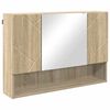 vidaXL Σετ Επίπλων Μπάνιου με ράφι 4 pcs Sonoma Δρυς 30 x 35 x 192 εκ.