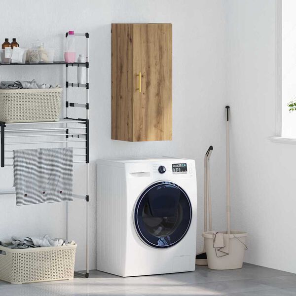 vidaXL &Epsilon;&pi;&iota;&tau;&omicron;ί&chi;&iota;&omicron; &nu;&tau;&omicron;&upsilon;&lambda;ά&pi;&iota; Artisan Oak 34,5 x 34 x 90 &epsilon;&kappa;.