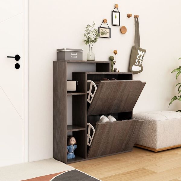 vidaXL &Pi;&alpha;&pi;&omicron;&upsilon;&tau;&sigma;&omicron;&theta;ή&kappa;&eta; &Gamma;&kappa;&rho;&iota; Sonoma 79,5 x 24 x 90,5 &epsilon;&kappa;. &alpha;&pi;ό &Mu;&omicron;&rho;&iota;&omicron;&sigma;&alpha;&nu;ί&delta;&alpha;