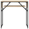 vidaXL Τραπέζι Κονσόλα με Ράφι Sonoma Δρυς 75x30x75 εκ. Επεξεργ. Ξύλο