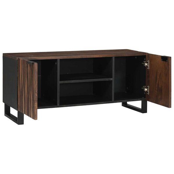 vidaXL Κονσόλα Τηλεόρασης Καφέ 160 x 30 x 30.5 εκ. Μασίφ ξύλο μάνγκο