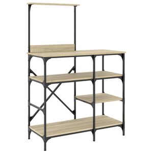 vidaXL &Rho;&alpha;&phi;&iota;έ&rho;&alpha; &Kappa;&omicron;&upsilon;&zeta;ί&nu;&alpha;&sigmaf; Sonoma &Delta;&rho;&upsilon;&sigmaf; 90x40x132 &epsilon;&kappa;. &Epsilon;&pi;. &Xi;ύ&lambda;&omicron; & &Mu;έ&tau;&alpha;&lambda;&lambda;&omicron;
