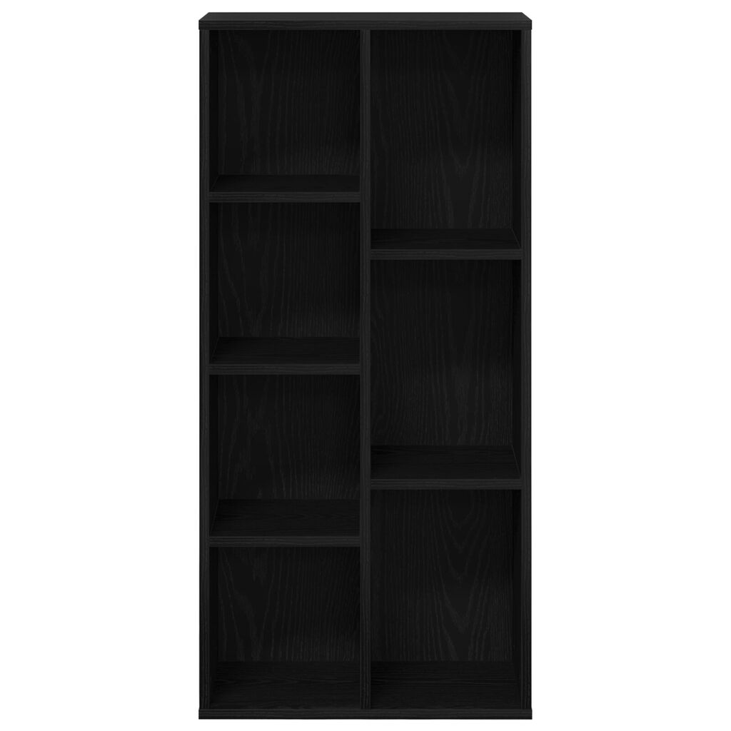 vidaXL Ράφι Μαύρη Δρυς 50x25x105 εκ Επεξεργασμένο ξύλο
