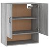 vidaXL Ντουλάπι Τοίχου Γκρι Sonoma 60x31x70εκ. Επεξεργασμένο Ξύλο