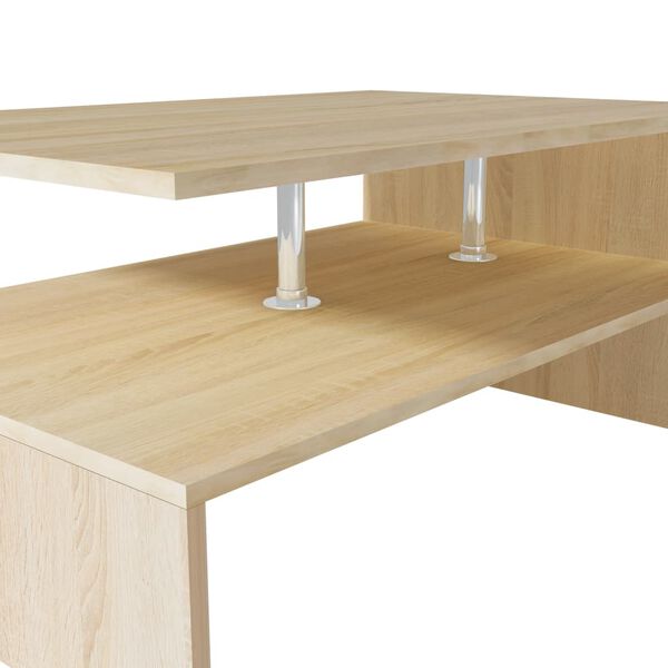 vidaXL Τραπεζάκι Σαλονιού Χρ. Δρυός 90 x 59 x 42 εκ. Επεξ. Ξύλο