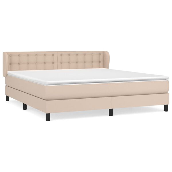 vidaXL &Kappa;&rho;&epsilon;&beta;ά&tau;&iota; Boxspring &mu;&epsilon; &Sigma;&tau;&rho;ώ&mu;&alpha; &Kappa;&alpha;&pi;&omicron;&upsilon;&tau;&sigma;ί&nu;&omicron; 180x200 &epsilon;&kappa;. &Sigma;&upsilon;&nu;&theta;. &Delta;έ&rho;&mu;&alpha;