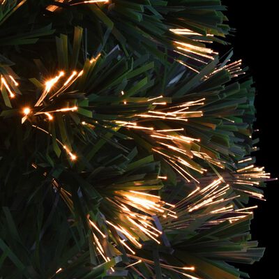 vidaXL Χριστουγεννιάτικο Δέντρο Τεχνητό Πράσινο 64 εκ. με Οπτικές Ίνες