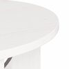 vidaXL Τραπεζάκι σαλονιού Λευκό 50 x 50 x 35 cm Μασίφ ξύλο πεύκου