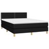 vidaXL &Kappa;&rho;&epsilon;&beta;ά&tau;&iota; Boxspring &mu;&epsilon; &Sigma;&tau;&rho;ώ&mu;&alpha; &Mu;&alpha;ύ&rho;&omicron; 140x200 &epsilon;&kappa;. &Upsilon;&phi;&alpha;&sigma;&mu;ά&tau;&iota;&nu;&omicron;