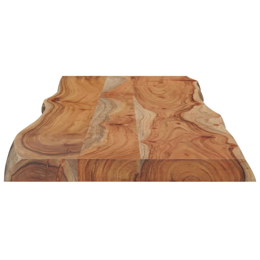 vidaXL Επιφάνεια Τραπεζιού Ορθογώνια 110x40x2,5 εκ. Μασίφ Ξύλο Ακακίας