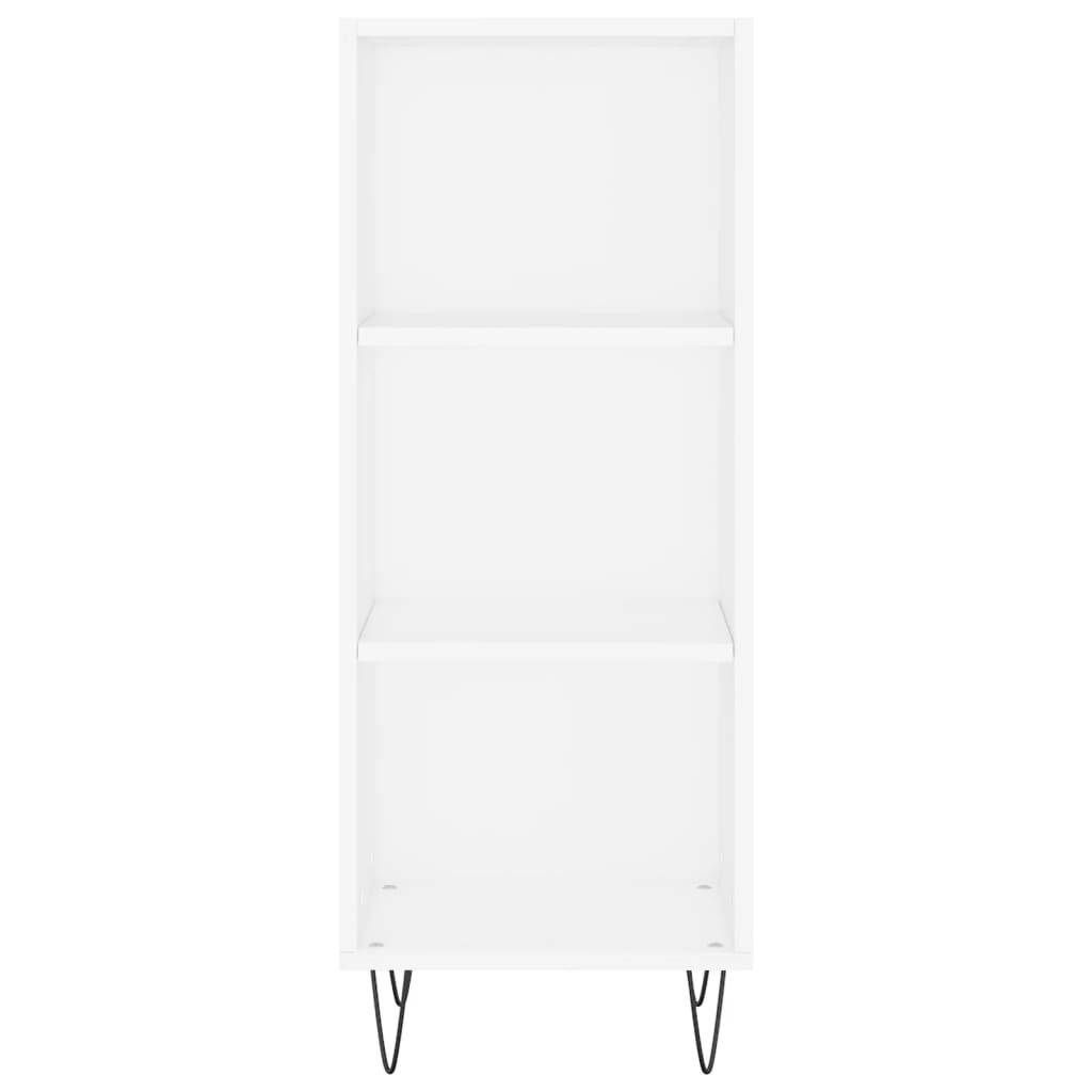 vidaXL Ντουλάπι Λευκό 34,5x32,5x90 εκ. Επεξεργασμένο Ξύλο