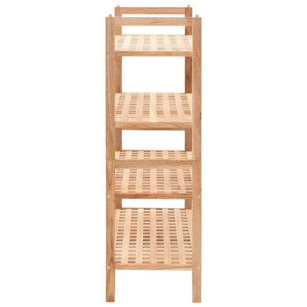vidaXL Ραφιέρα Παπουτσιών 69 x 26 x 81 εκ. από Μασίφ Ξύλο Καρυδιάς
