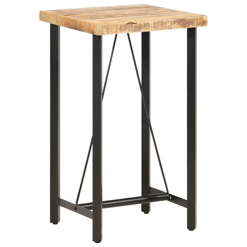 vidaXL Τραπέζι Μπαρ 60 x 60 x 107 εκ. Ακατέργαστο Ξύλο Μάνγκο