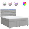 vidaXL &Kappa;&rho;&epsilon;&beta;ά&tau;&iota; Boxspring &mu;&epsilon; &Sigma;&tau;&rho;ώ&mu;&alpha; &Alpha;&nu;&omicron;&iota;&chi;&tau;ό &Gamma;&kappa;&rho;&iota; 180x200 &epsilon;&kappa;. &Upsilon;&phi;&alpha;&sigma;&mu;ά&tau;&iota;&nu;&omicron;