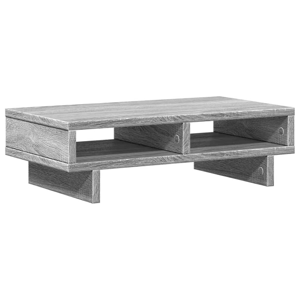 vidaXL Βάση Οθόνης Γκρι Sonoma 50x27x15 εκ. από Επεξεργασμένο Ξύλο