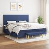 vidaXL &Kappa;&rho;&epsilon;&beta;ά&tau;&iota; Boxspring &mu;&epsilon; &Sigma;&tau;&rho;ώ&mu;&alpha; &Mu;&pi;&lambda;&epsilon; 200x200 &epsilon;&kappa;. &Upsilon;&phi;&alpha;&sigma;&mu;ά&tau;&iota;&nu;&omicron;