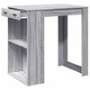 vidaXL Τραπέζι Μπαρ Γκρι Sonoma 102x70x103,5 εκ. Επεξεργ. Ξύλο