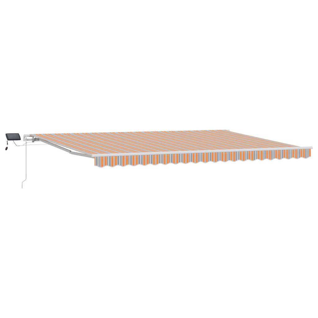 vidaXL Ανασυρόμενη Τέντα με Πολυχρωμία 500x300 cm