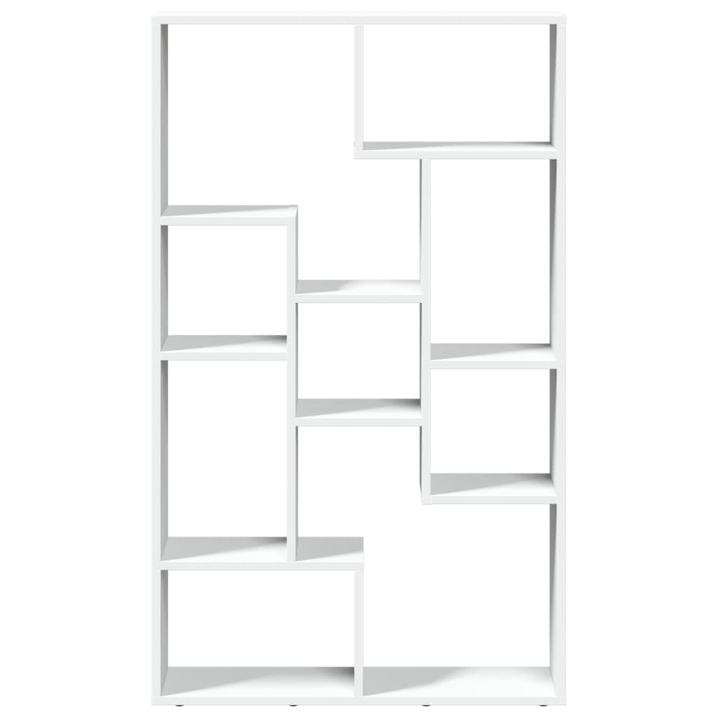 vidaXL Βιβλιοθήκη Λευκή 72x20x120 εκ. από Επεξεργασμένο Ξύλο
