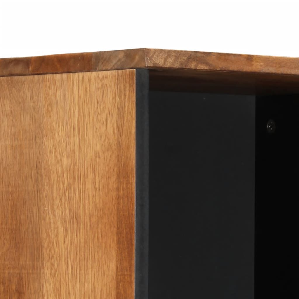 vidaXL Ντουλάπι Μπάνιου 38 x 33 x 160 εκ. από Μασίφ Ξύλο Μάνγκο