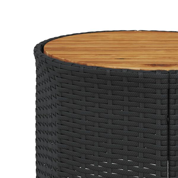 vidaXL Σετ Καναπέ Κήπου 3 Τεμαχίων Ημιστρόγγυλο Γκρι Συνθετικό Ρατάν