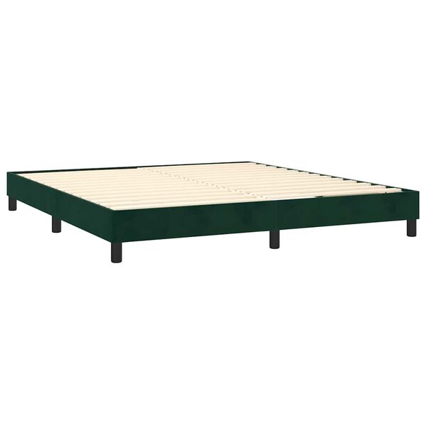 vidaXL &Kappa;&rho;&epsilon;&beta;ά&tau;&iota; Boxspring &mu;&epsilon; &Sigma;&tau;&rho;ώ&mu;&alpha; &Sigma;&kappa;&omicron;ύ&rho;&omicron; &Pi;&rho;ά&sigma;&iota;&nu;&omicron; 180x200&epsilon;&kappa;. &Beta;&epsilon;&lambda;&omicron;ύ&delta;&iota;&nu;&omicron;