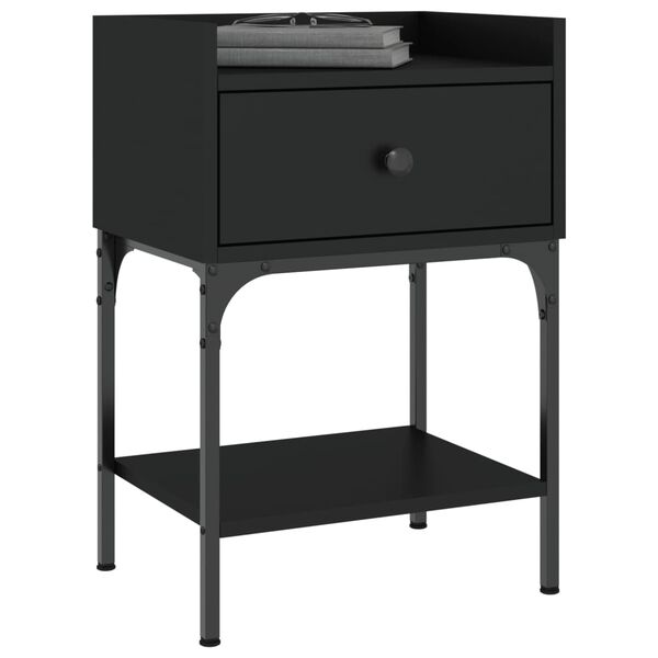 vidaXL &Kappa;&omicron;&mu;&omicron;&delta;ί&nu;&alpha; 2 &tau;&epsilon;&mu;. &Mu;&alpha;ύ&rho;&alpha; 40,5 x 31 x 60 &epsilon;&kappa;. &alpha;&pi;ό &Epsilon;&pi;&epsilon;&xi;&epsilon;&rho;&gamma;&alpha;&sigma;&mu;έ&nu;&omicron; &Xi;ύ&lambda;&omicron;