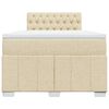 vidaXL &Kappa;&rho;&epsilon;&beta;ά&tau;&iota; Boxspring &mu;&epsilon; &Sigma;&tau;&rho;ώ&mu;&alpha; &Kappa;&rho;&epsilon;&mu; 120x190 &epsilon;&kappa;. &Upsilon;&phi;&alpha;&sigma;&mu;ά&tau;&iota;&nu;&omicron;