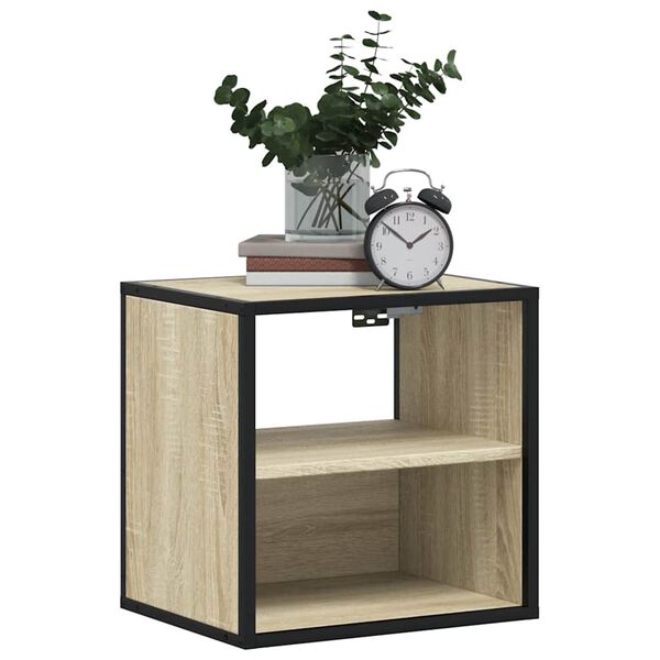 vidaXL Επίτοιχα κομοδίνα 2 τεμάχια Sonoma Oak 40x31x39,5 cm