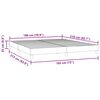 vidaXL Πλαίσιο κρεβατιού χωρίς στρώμα Μαύρο 180x210 cm Βελούδινο