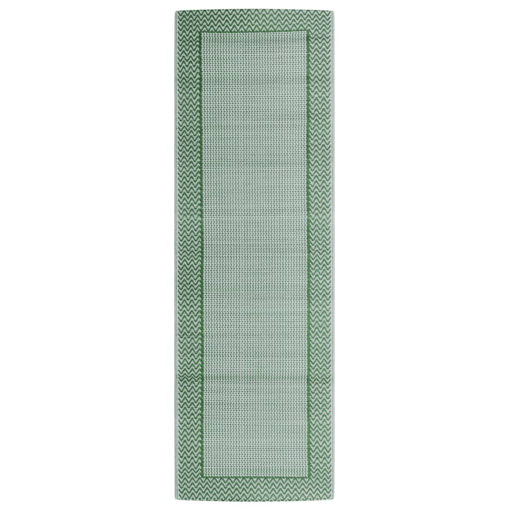 vidaXL Χαλί εξωτερικού χώρου ARAKIL Πράσινο 80x250 cm PP