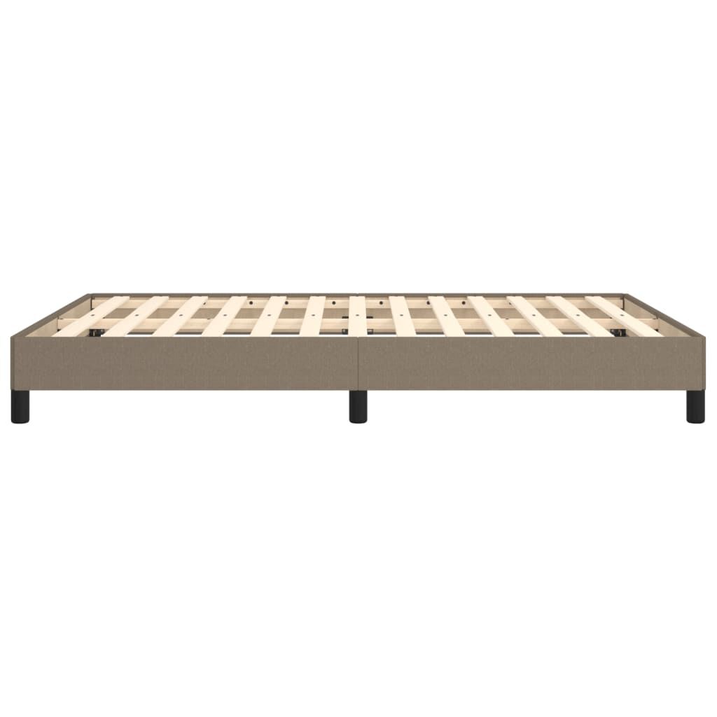 vidaXL Σκελετός Κρεβατιού Χωρίς Στρώμα Taupe 140x200 εκ. Υφασμάτινο