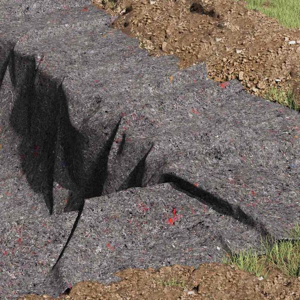 vidaXL &Sigma;&tau;&epsilon;&gamma;&alpha;&nu;ό &Gamma;ά&zeta;&alpha; &Pi;&epsilon;&delta;ί&omicron;&upsilon; &Gamma;&kappa;&rho;&iota; 1 x 25 m &Pi;&omicron;&lambda;&upsilon;&epsilon;&sigma;&tau;έ&rho;&alpha;&sigmaf; &kappa;&alpha;&iota; &Beta;&alpha;&mu;&beta;ά&kappa;&iota;