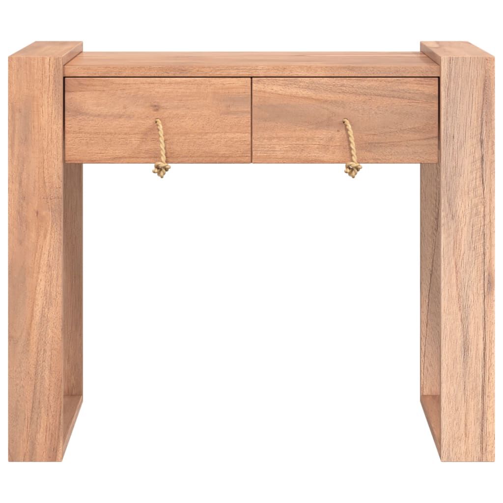 vidaXL Τραπέζι Κονσόλα 90 x 35 x 75 εκ. από Μασίφ Ξύλο Teak